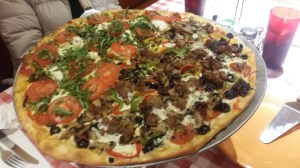 Love Bill's Pizza. The caesar salad is the best.