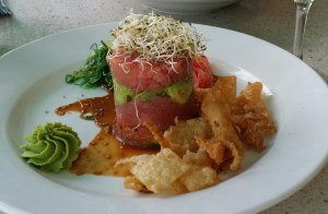 The Tuna Tower at Lulu's California Bistro is a favourite