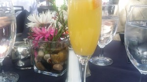 Mimosa at Spencer's before brunch