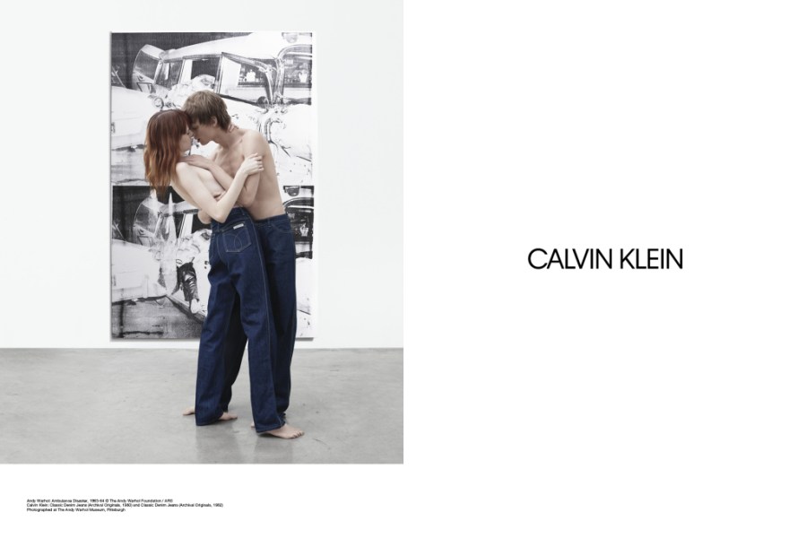 Images from Calvin Klein's spring 2017 campaign.